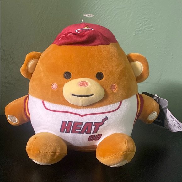 Other - NBA Miami Heat Basketball Plush Bear Stuffed Animal Mascot 8 Inch - FOCO
